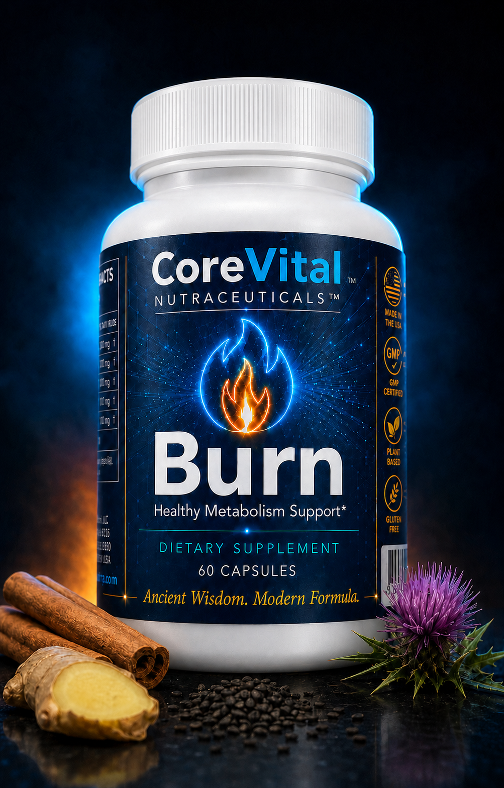 CoreVital Burn — 60-Day Rhythm